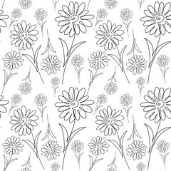 Floral Seamless Pattern Vector