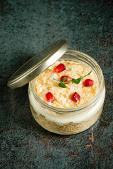 napoleon cake in the jar