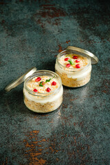 napoleon cake in the jar