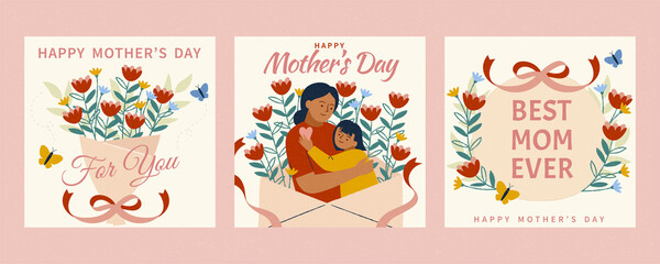 Happy Mother's Day card template