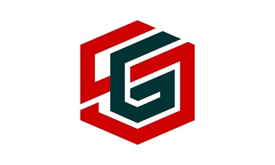 brand icon S and G letter logo