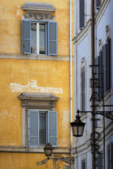 Fototapeta na wymiar Immeuble dans le centre de Rome