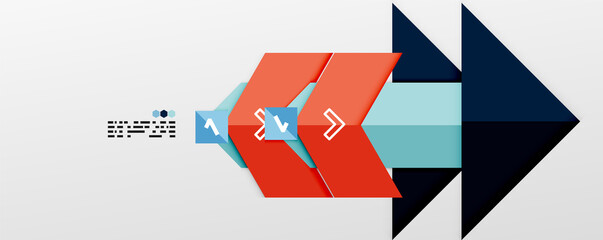 Shiny color triangles and geometric shapes vector abstract background