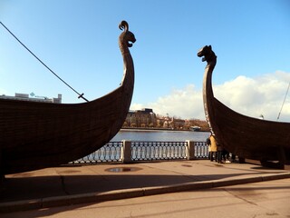 старинные ладьи викингов