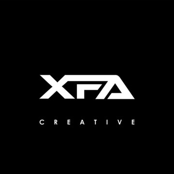 XFA Letter Initial Logo Design Template Vector Illustration