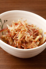 ミョウガのおかか和え