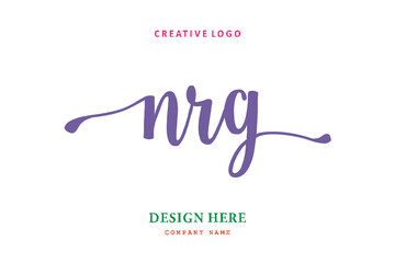 NRG lettering logo is simple, easy to understand and authoritative