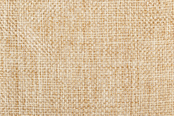 Background of natural brown sackcloth