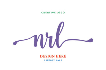 NRL lettering logo is simple, easy to understand and authoritative