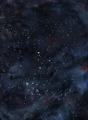 Watercolor Space Background