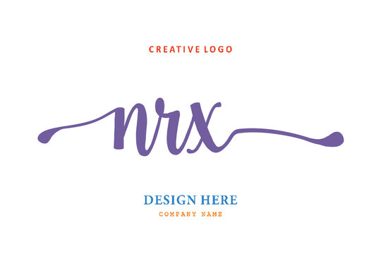 NRX lettering logo is simple, easy to understand and authoritative