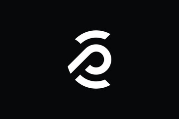 Creative Innovative Initial CP logo and PC logo. CP Letter Minimal luxury Monogram. PC Professional initial design. Premium Business typeface. Alphabet symbol and sign.
