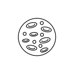 White blood icon design. vector illustration