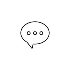 chat bubble message