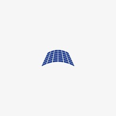 Solar panel icon Vector logo premium