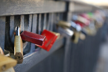 Love locks at Nyhavn