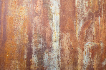 Orange, brown rusty metal surface. texture