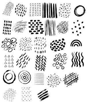 Abstract smears brushes for Adobe Illustrator