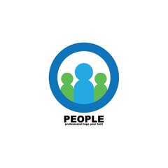 Fun people Healthy Life Logo template vector icon, Adoption and community care Logo
