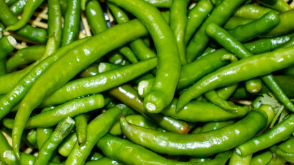 green chili peppers