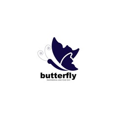 Beauty Butterfly Logo Template Vector icon design
