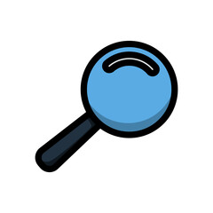 Icon Of Magnifier