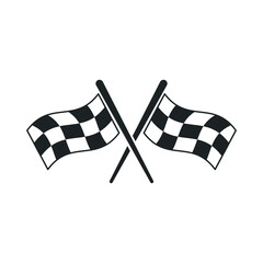 Racing Flag flat Icon