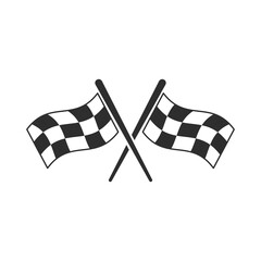 Racing Flag flat Icon