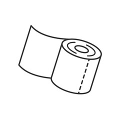 toilet paper roll icon design