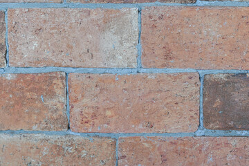Close-up of a brick wall.