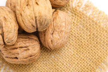 Walnut isolated on a white background.