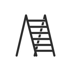 Isolated Stepladder Icon Symbol On Clean Background
