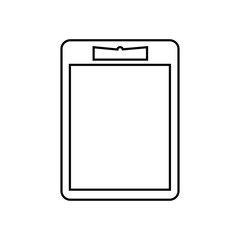 Cutting board doodle. Household equipment hand drawing. Metallic Kitchen Accessory Ladle. Kitchen interior. Isolated object on white background. Vector illustration.