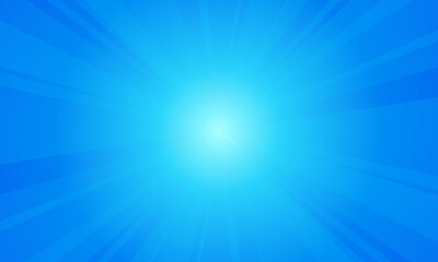 blue sunrays graphic design vector background.