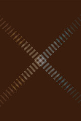 Blue Circle Halftone Vector Brown Background.