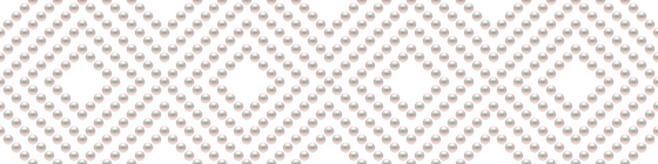 Pearls background. Seamless vector illustration.
