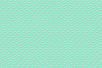 Blue luxury background with small pearls and rhombuses. Seamless vector illustration. 