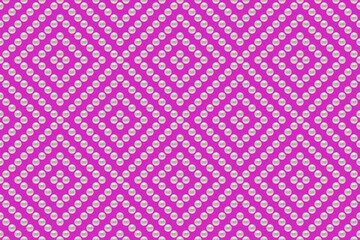 Pink luxury background with small pearls and rhombuses. Seamless vector illustration. 