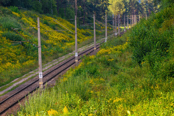 railway in the countryside