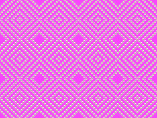 Pink luxury background with small pearls and rhombuses. Seamless vector illustration. 
