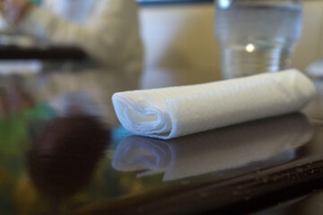 おしぼりタオル　飲食店 © xiaosan