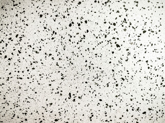 White terrazzo composite stone for background texture.