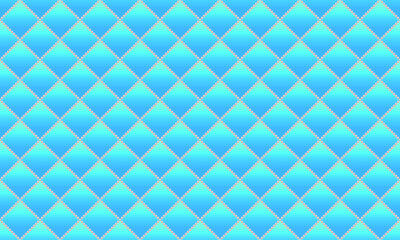 Fototapeta na wymiar Blue luxury background with small pearls and rhombuses. Seamless vector illustration. 