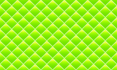 Green luxury background with small pearls and rhombuses. Seamless vector illustration. 