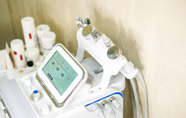 Fototapeta na wymiar medical equipment for cosmetology procedures