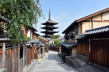 Obraz premium 八坂の塔 京都市東山区