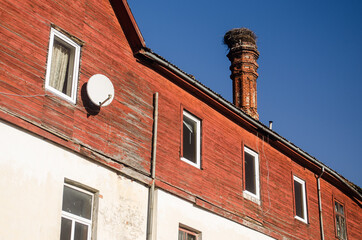 Historic building in Aizpute, Latvia