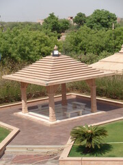 gazebo in the garden