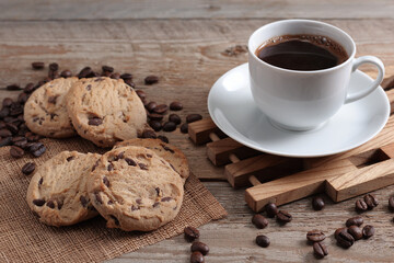 Cookies, spices and coffee cup