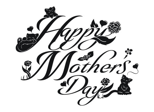 Happy Mother's Day Word Art
